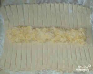 Слоеный сырный пирог - фото шаг 6