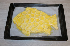 Пирог "Золотая рыбка" - фото шаг 15