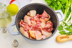 "Том ям" с курицей - фото шаг 4