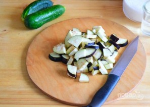 Салат на зиму из баклажанов - фото шаг 7