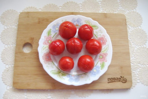 Очищенные помидоры на зиму - фото шаг 2
