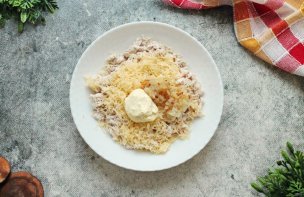 Блинчики с куриной грудкой - фото шаг 5