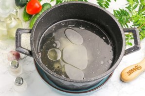 Помидоры с огурцами (закатки) - фото шаг 7