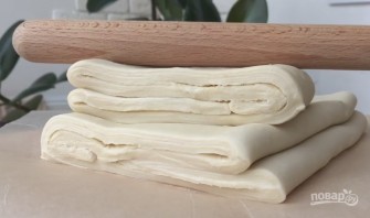 Пресное слоеное тесто (домашний рецепт) - фото шаг 11
