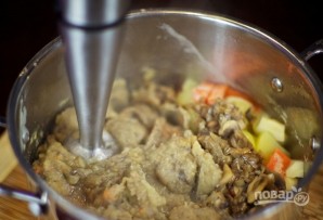 Суп-пюре из свежих грибов - фото шаг 6