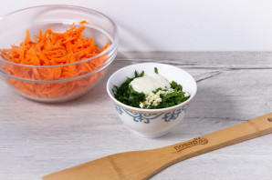 Салат с морковью и хреном - фото шаг 3