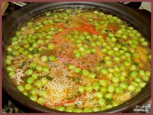 Суп с зеленым горошком - фото шаг 5