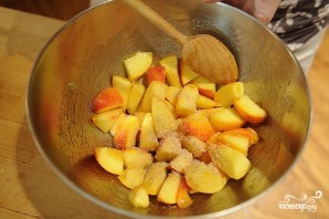 Пирог из персиков - фото шаг 5