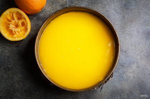 Творожный чизкейк с апельсиновым желе без выпечки - фото шаг 17
