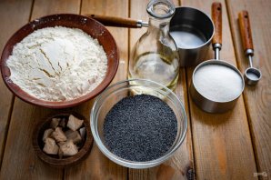 Постный маковый рулет - фото шаг 1