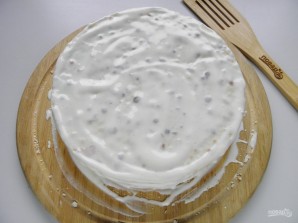 Быстрый торт на сковороде со сгущенкой - фото шаг 8