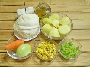 Картофельное рагу с овощами - фото шаг 1