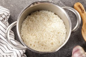 Жареный рис с морепродуктами - фото шаг 4