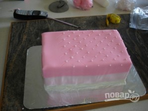 Детский торт из мастики (мастер-класс) - фото шаг 13