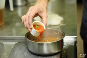 Суп из лисичек с фасолью - фото шаг 11
