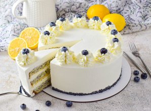 Лимонно-маковый торт - фото шаг 18