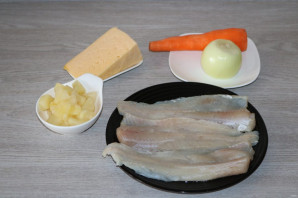 Рыба с ананасами в духовке - фото шаг 1