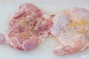 Фаршированные куриные окорочка в духовке - фото шаг 2