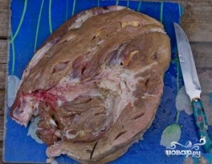 Запеченный свиной окорок - фото шаг 2