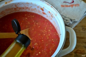 Перец в томатном соке на зиму - фото шаг 4