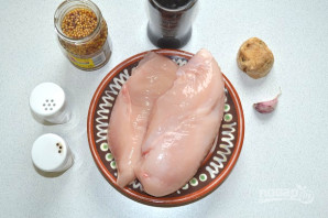 Шашлык из куриного филе на мангале - фото шаг 1