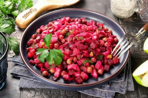 Винегрет с зелёным яблоком - фото шаг 12