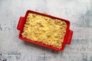 Фарш в духовке с сыром и сметаной - фото шаг 5