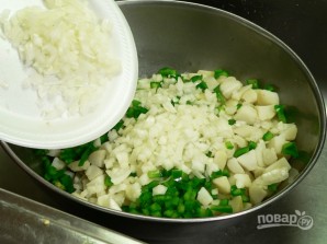 Картофельный салат на гарнир - фото шаг 4