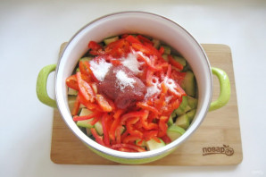 Зимний салат из кабачков - фото шаг 5