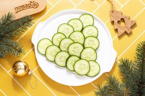 Закуски "Елочки" - фото шаг 12