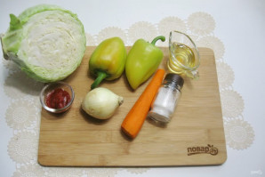 Фаршированный перец с капустой и морковью - фото шаг 1