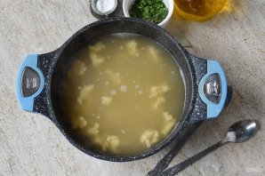 Постный суп с галушками - фото шаг 8