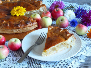 Татарский пирог с яблоками - фото шаг 15