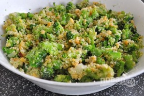 Вегетарианские котлеты из брокколи в духовке - фото шаг 3