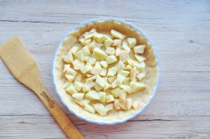 Песочный пирог с яблоками и заварным кремом - фото шаг 10