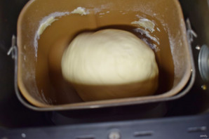 Хлеб на живых дрожжах в хлебопечке - фото шаг 6