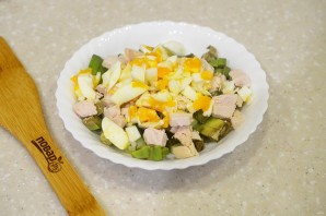 ПП салат с курицей - фото шаг 4