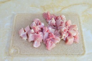 Феттуччине с жареным куриным филе и соусом "Песто" - фото шаг 3