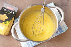 Полента  "Bravolli" с карамелизованными бананами - фото шаг 2