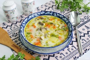 Сырный суп по-французски - фото шаг 10