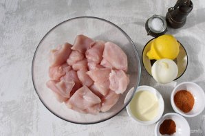 Шашлык из куриной грудки - фото шаг 2