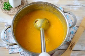 Тыквенно-морковный суп "Осень с остринкой" - фото шаг 7