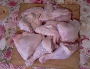 Курица в сухарях в духовке   - фото шаг 2