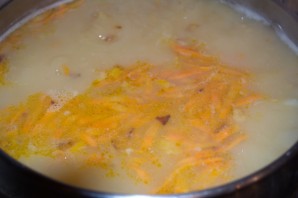Гороховый суп с копченым окороком - фото шаг 6