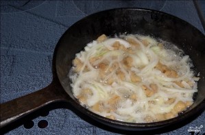 Картофельная бабка с грибами - фото шаг 1