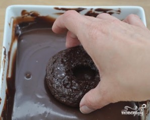 Шоколадные пончики - фото шаг 6