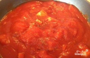 Томатный крем-суп с моцареллой - фото шаг 7