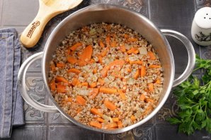 Каша с морковью - фото шаг 9