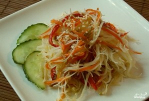 Салат из рисовой лапши по-корейски - фото шаг 7