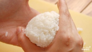 Японские рисовые шарики - фото шаг 4